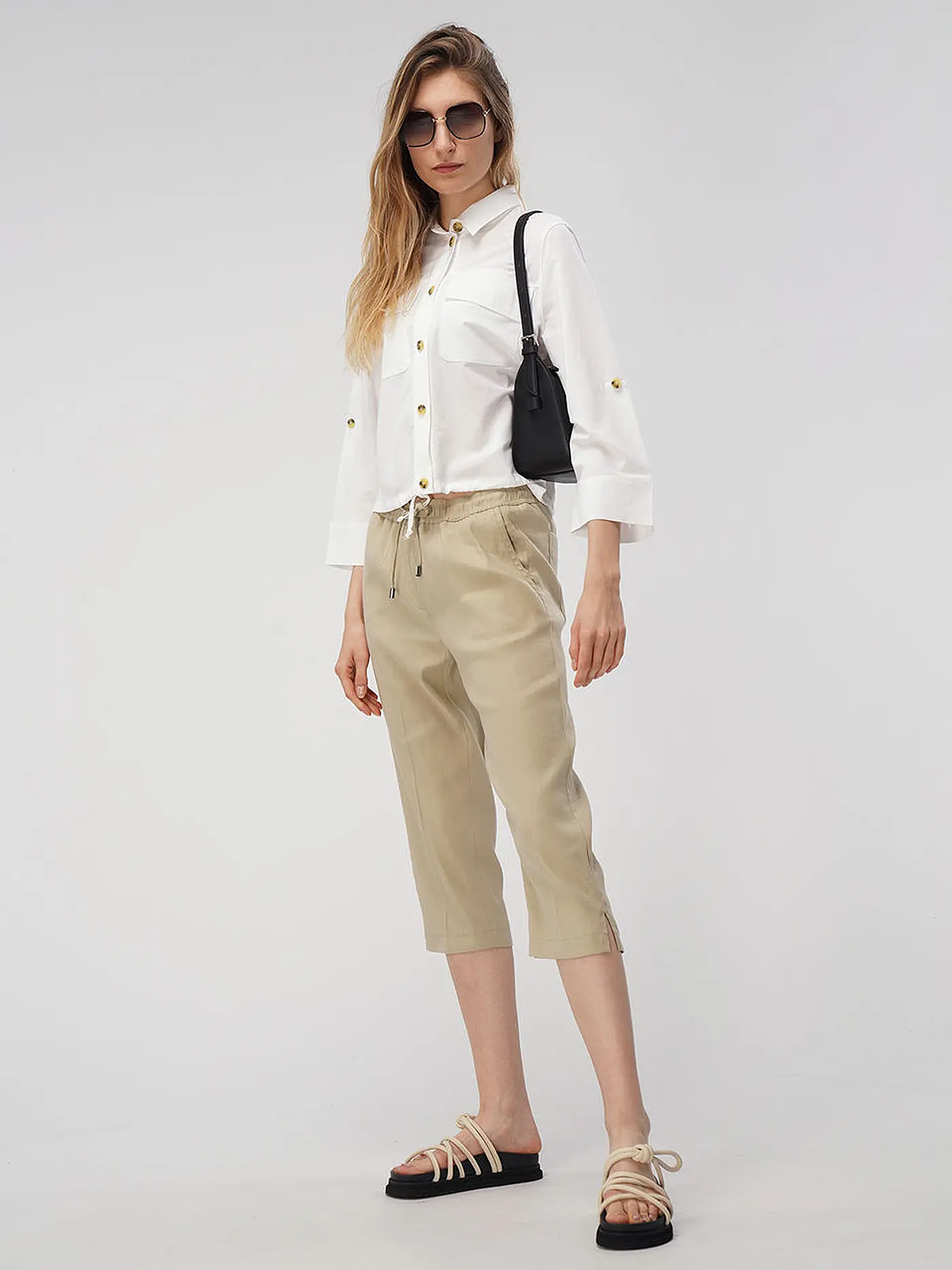 RAPHAELA BY BRAX | Capri Hose | beige